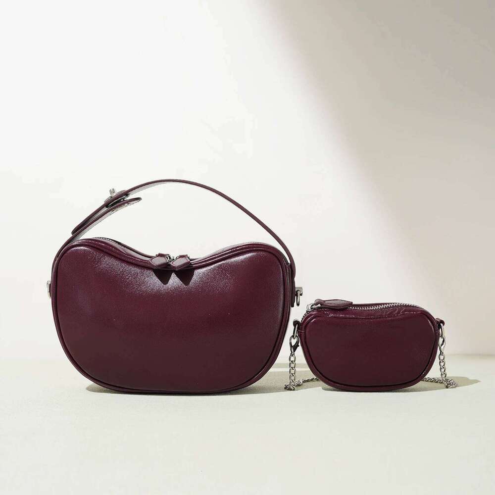 Pea Sheepskin Fashion Cashew Bag 2 Pcs Set Crossbody Niche Design Shoulder Messenger Tote Women Bags Suotong0912 250912 Suotong2509 250912