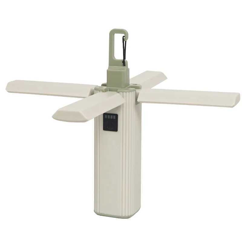 Outdoor Camping Light Tent Atmosphere Light Long Battery Life Fourleaf Folding Canopy Multifunctional LED Flashlight Camp Light C250928