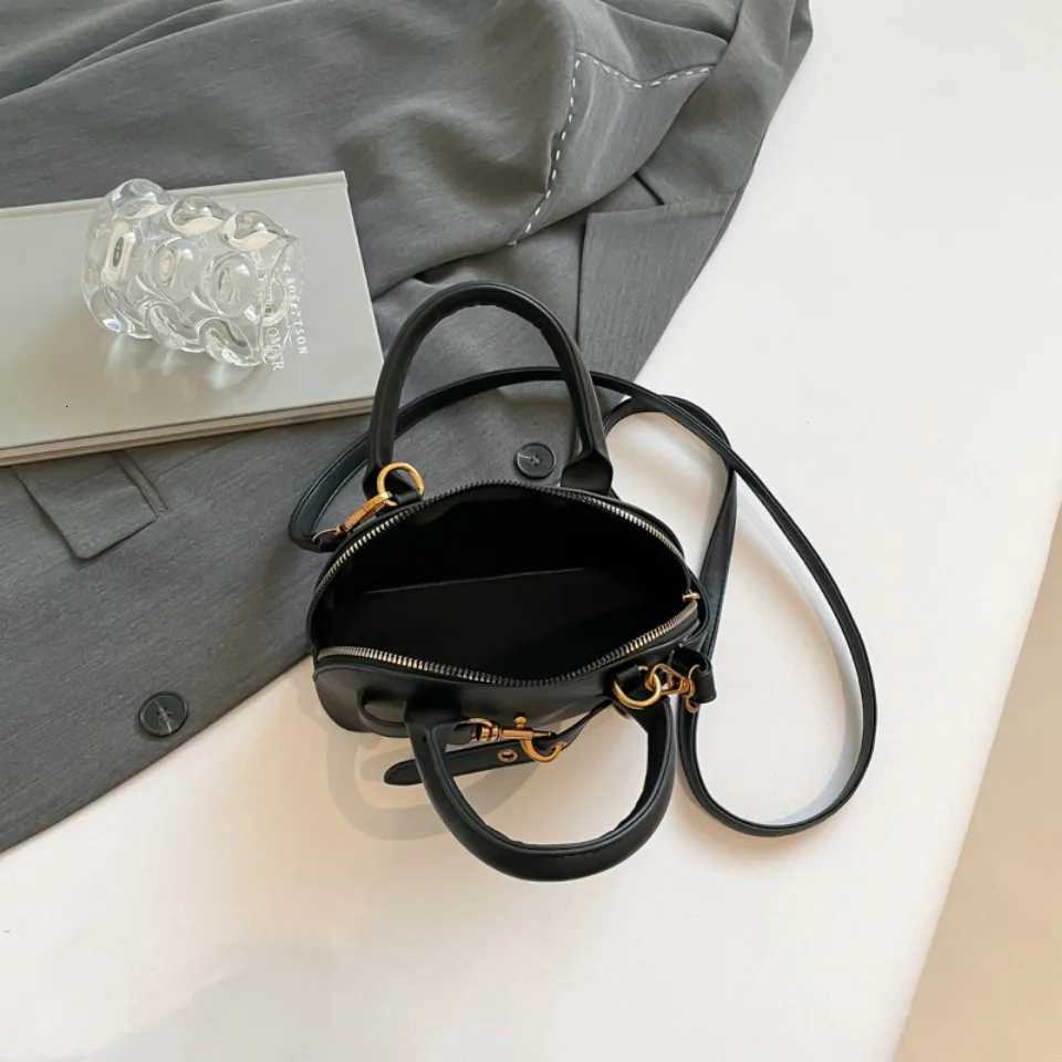 Small Size Tophandle Bags For Women Belt Buckle Design Mini Shoulder Cross Body Shell Bag Luxury Designer Purses And Handbags Z250928