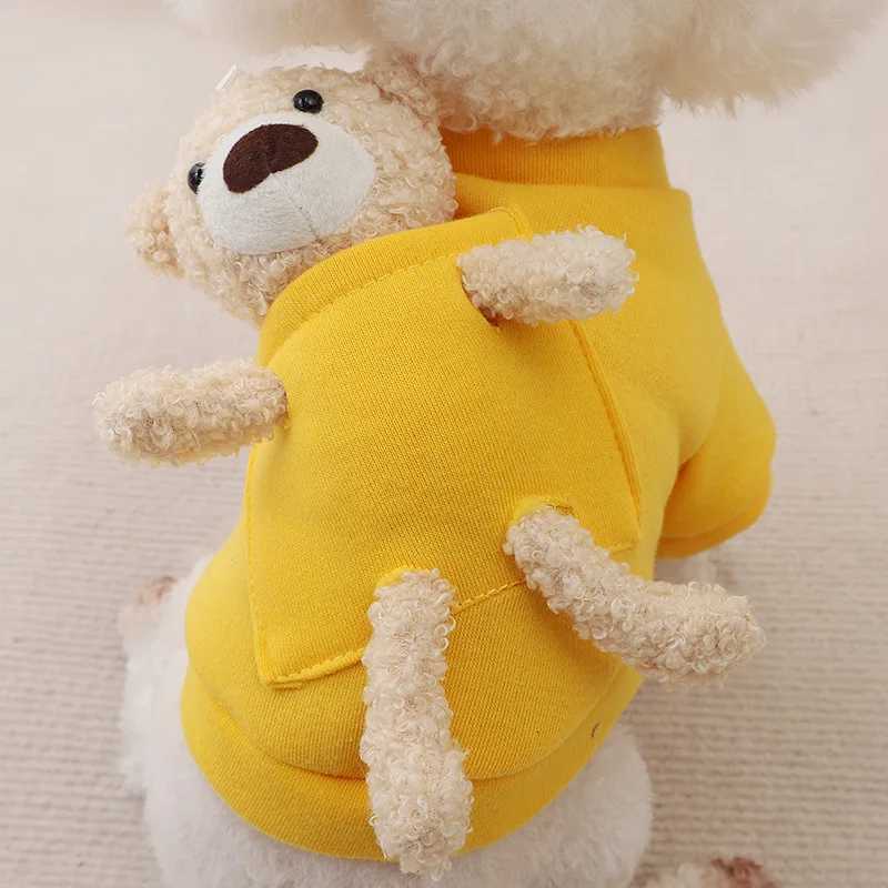 New Autumn and Winter Dog Jersey Sweater Spring Cat Cute Bear Pet Dog Clothes for Small Dogs Chihuahua Teddy Yorkies X250928