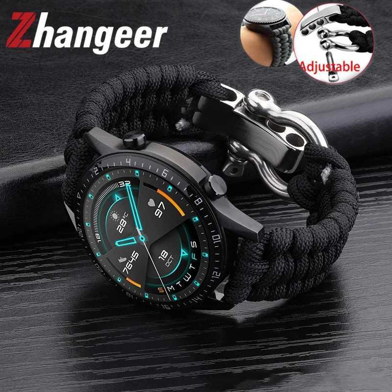 20mm 22mm 24mm Weave Nylon Sport Watch Strap for Men Women Universal Watch Band Bracelet Accessories with Tool W250928