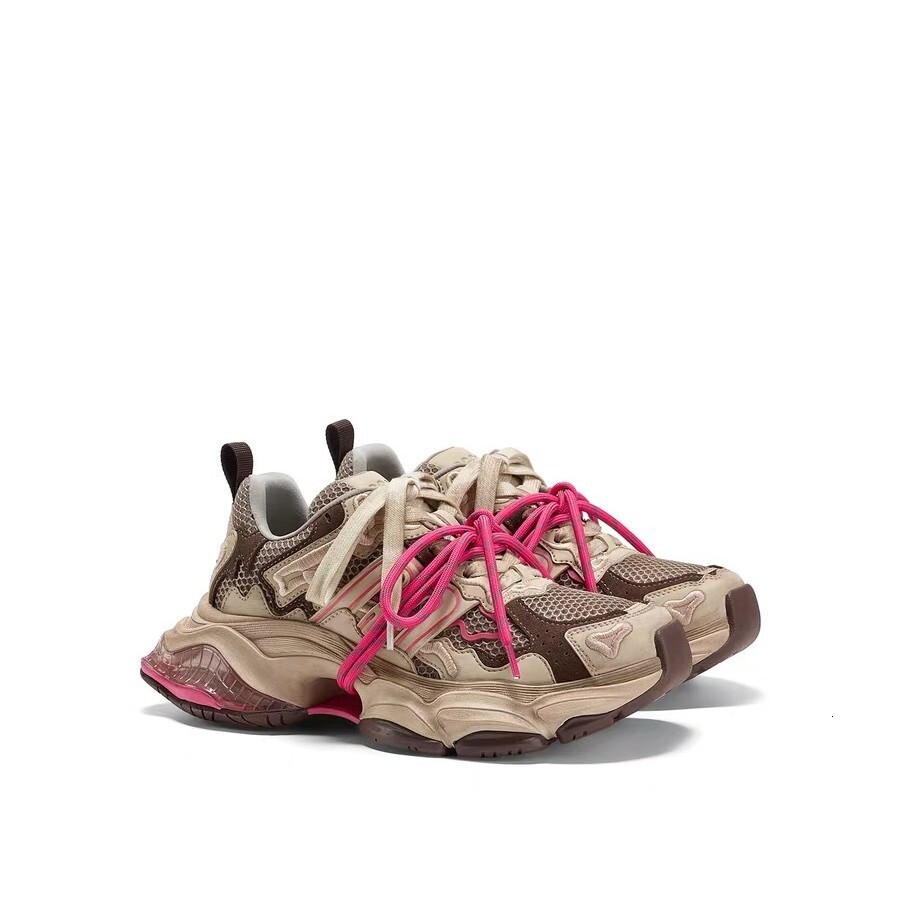 Fashion Designer Planet 2025 New Retro Dad Shoes Thick soled Women's Casual Shoes