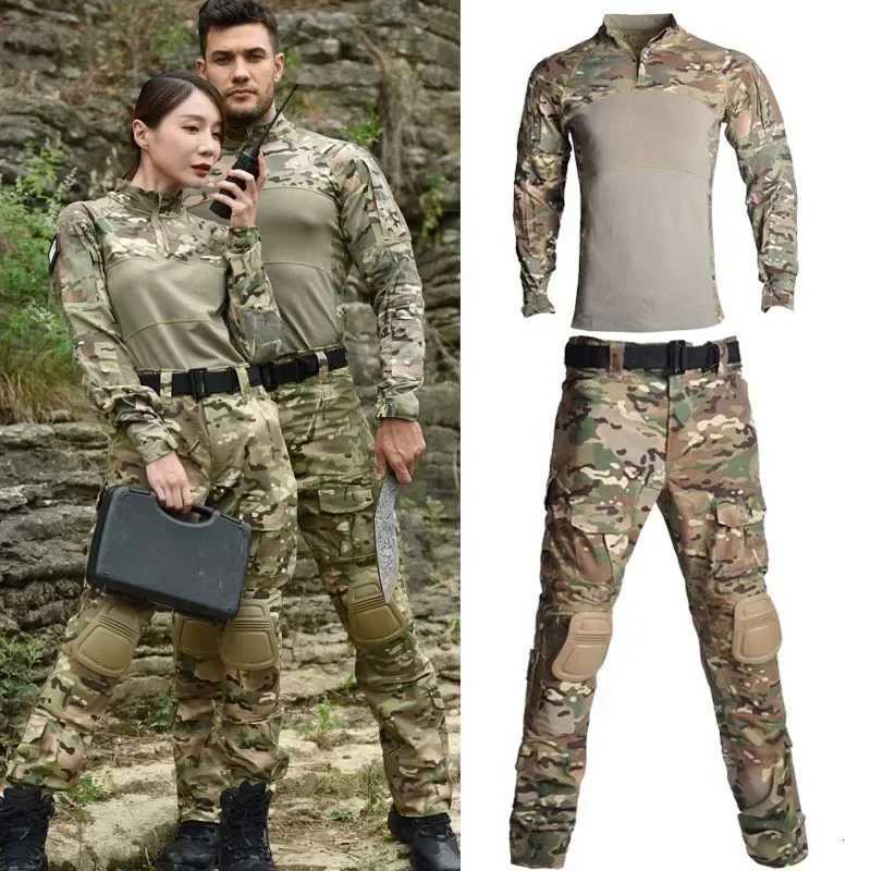 Outdoor Tactical Uniform G4 Shirts Soft Training Camping Men Clothing Tops Hunting Clothes Pants Pads Breathable Sets TShirt W250928