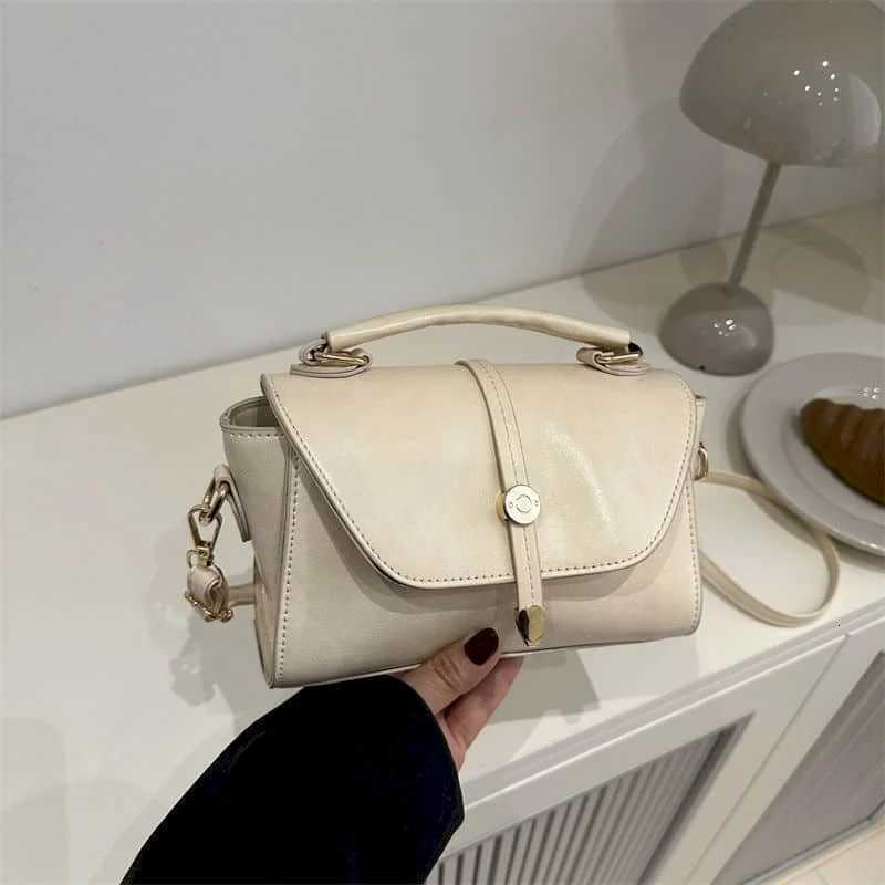 Elegant Crossbody Bags for Women Solid Korean Style Versatile Handbags Aesthetic Luxury Lady Fashionable PU Design Square Bags Z250928