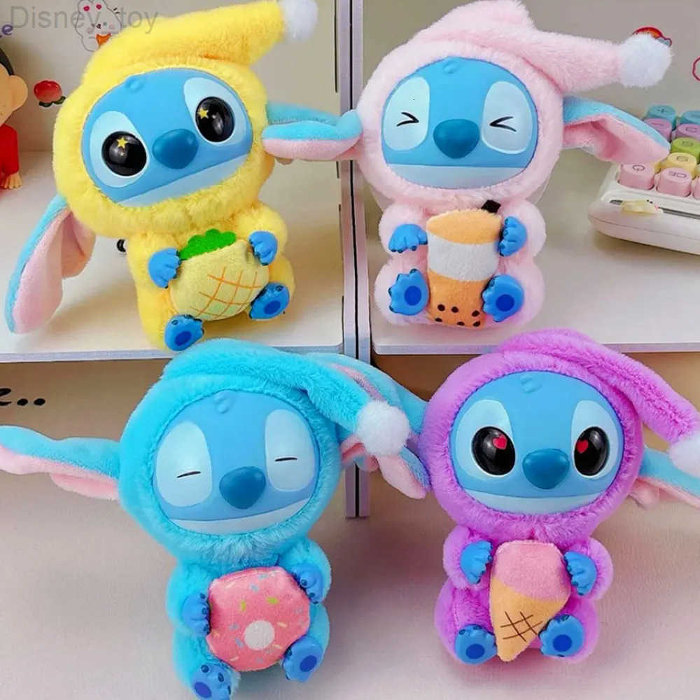 Disney kawaii Nwe Stitch Blind Box Bag Eat Some ThingBefore Sleep Series Vinyl Pendant Cute DollMystery Box Fluffy Doll Surprise Gift H250928
