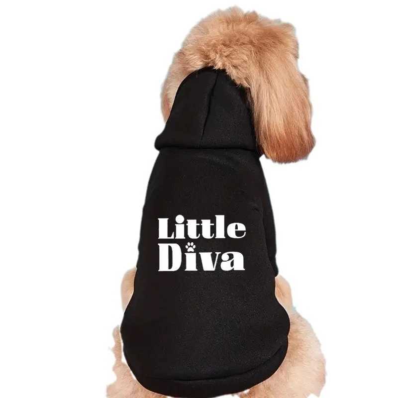 Pet Clothes for Dog Cat Puppy Hoodies Coat Little Diva Sweatshirt Dog Outfits for Small Medium Dog Cat X250928