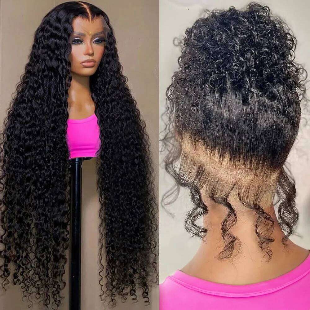 250% Deep 13X4 13X6 Frontal Human Hair Wigs Brazilian Remy 30 40 Inch Water Wave 360 Hd Lace Front Wig For Women Xiusiyuan2509
