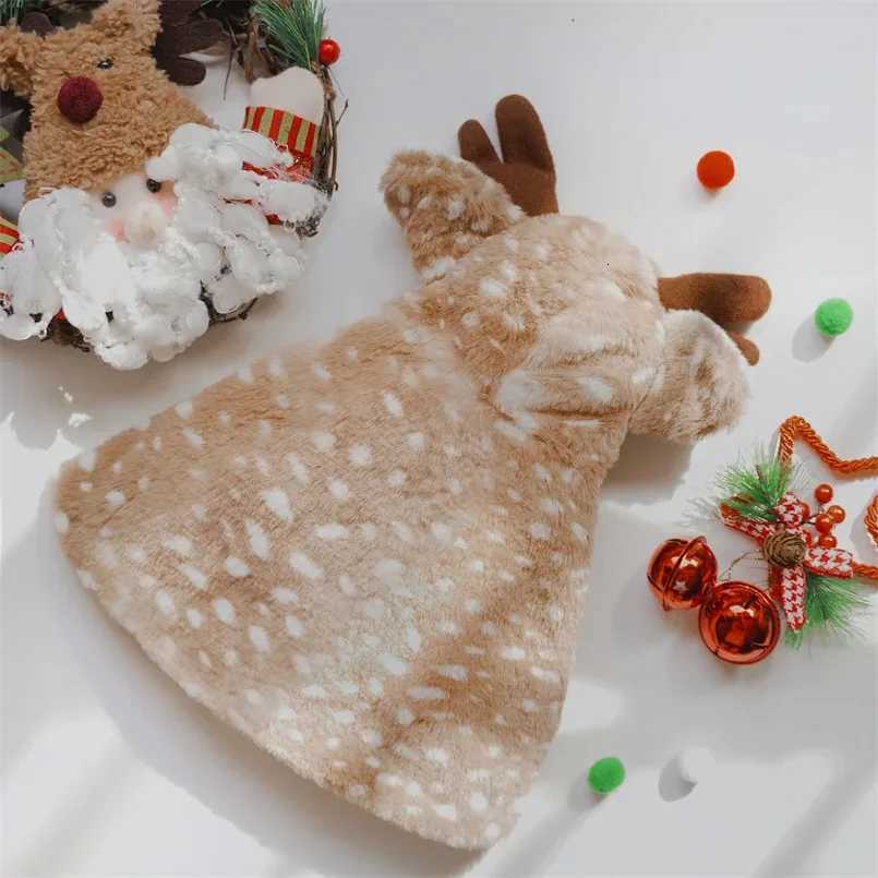 Pet Cat Dog Christmas Costume Cosplay Elk Cloak Dog Costumes for Small Dogs Cute Cat Clothes X250928