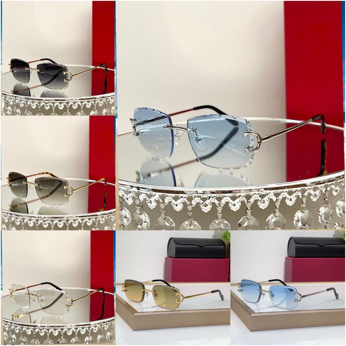 Unisex glasses designer sunglasses for men fashion gradient sun glasses simple big square gold frame UV400 beach driving sports show luxury eyeglasses lunettes