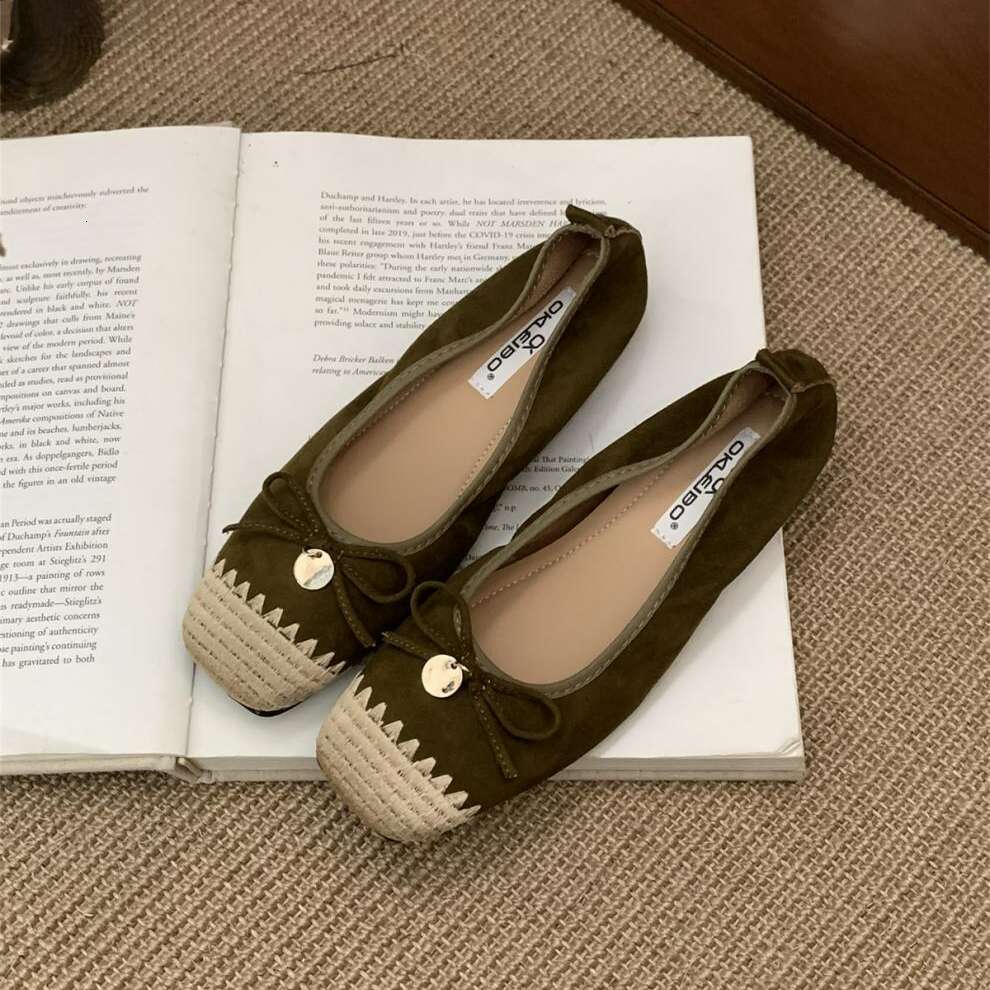 Vintage Style French Flat Ballet Flats for Women Summer 2025 New Soft Sole Slip-On Women's Loafers Moccasins