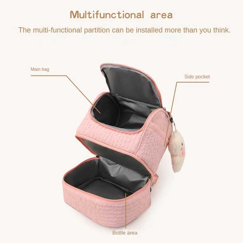 Thermal Insulation Backpack Milk Bag Large Capaci Multifunctional Mother and Baby Bag Single Shoulder Crossbody BagXJ250928