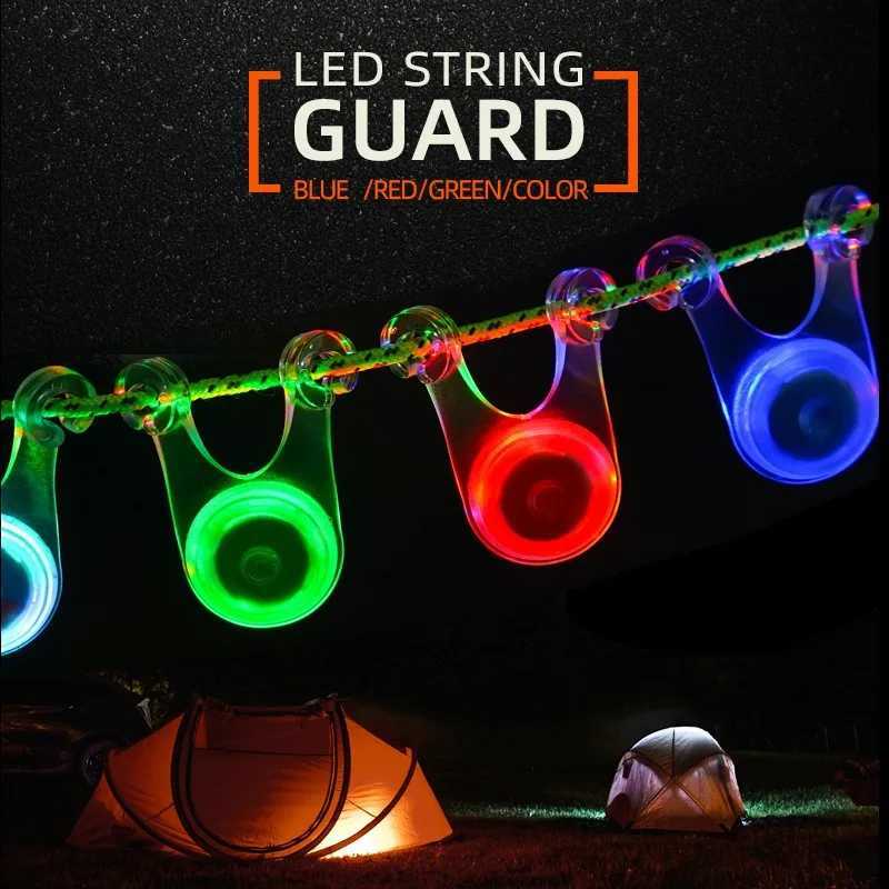 110pcs Waterproof AntiFall Warning LED Tent String Rope Hanging Lights Outdoor Camping Mini Flashlight Warning Safety Lamp C250928