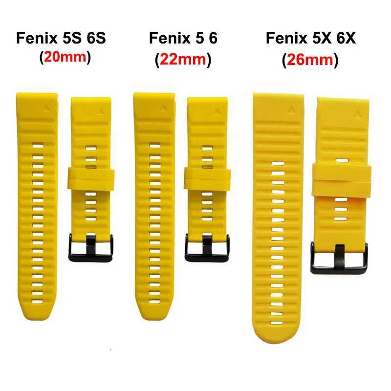 20 22 26mm Silicone Watchband Strap for Garmin Fenix 8 51MM 47MM 6 6S 6X Pro 7X 7 Epix Pro 5X 5S 5 Plus Easyfit Watch Wrist Band W250928