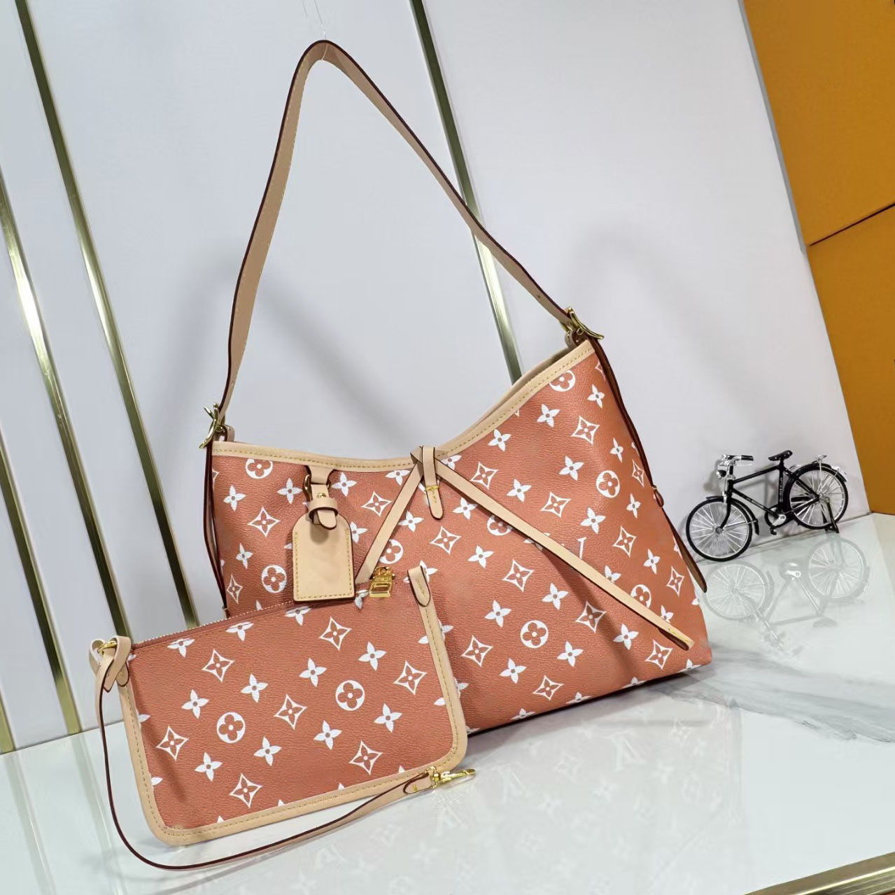 designer bags for women highest quality denim bag Fashion women's leather embossed crossbody bag old flower chain handbag letter striped designer bags Top 10A