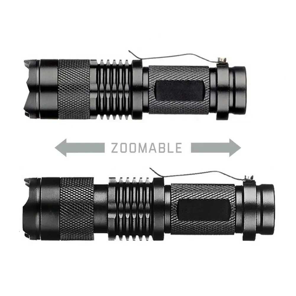Waterproof Tactical Flashlights Portable LED Camping Lamps 3Mode Handheld Powerful LED Torch Light Lanterns Self Defense D250928