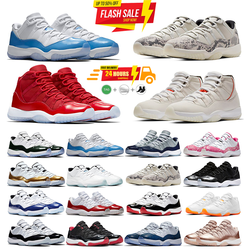 Men Women 11s Basketball Shoes Designer 11 Sneakers Cool Grey Cherry Bred Gamma Blue White Concord Pink Citrus Low Snake Skin Outdoor Sports Mens