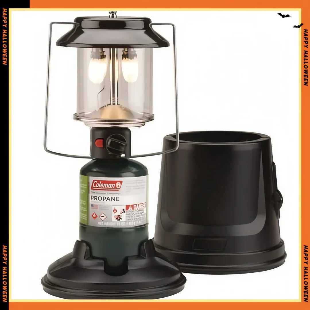 Powerful 810Lumen Propane Lantern with Case Perfect for Camping Hiking Emergency Prep C250928