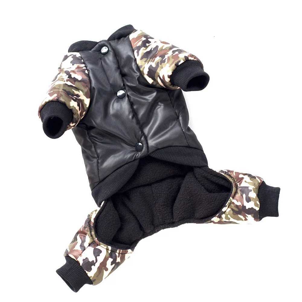 S to 2XL Large Dog et Winter Warm Dog Clothes for Small Dogs Thicken Puppy Jumpsuit Camouflage FBI Big Dog Coat Pet Customes X250928