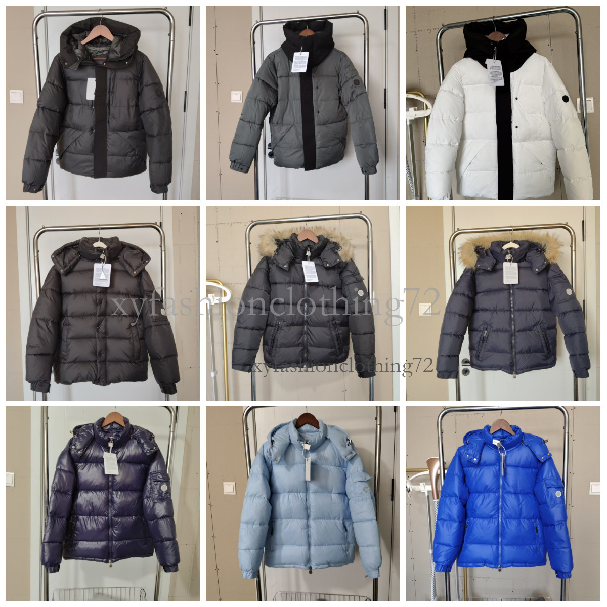 designer moncleirpufferjacket winter jacket windbreaker puffer jacket and Autumn jacket coat collar Men's zipper Jacket High quality men's jacket 31