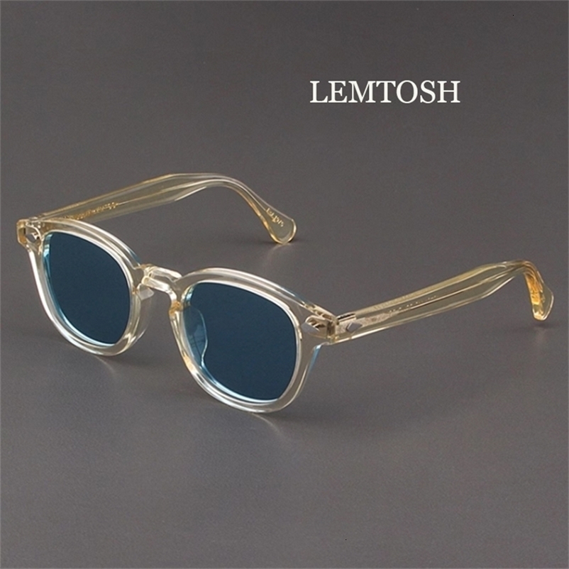 Johnny Depp polarized sunglasses for men Lemtosh women retro acetate frame goggles 240930