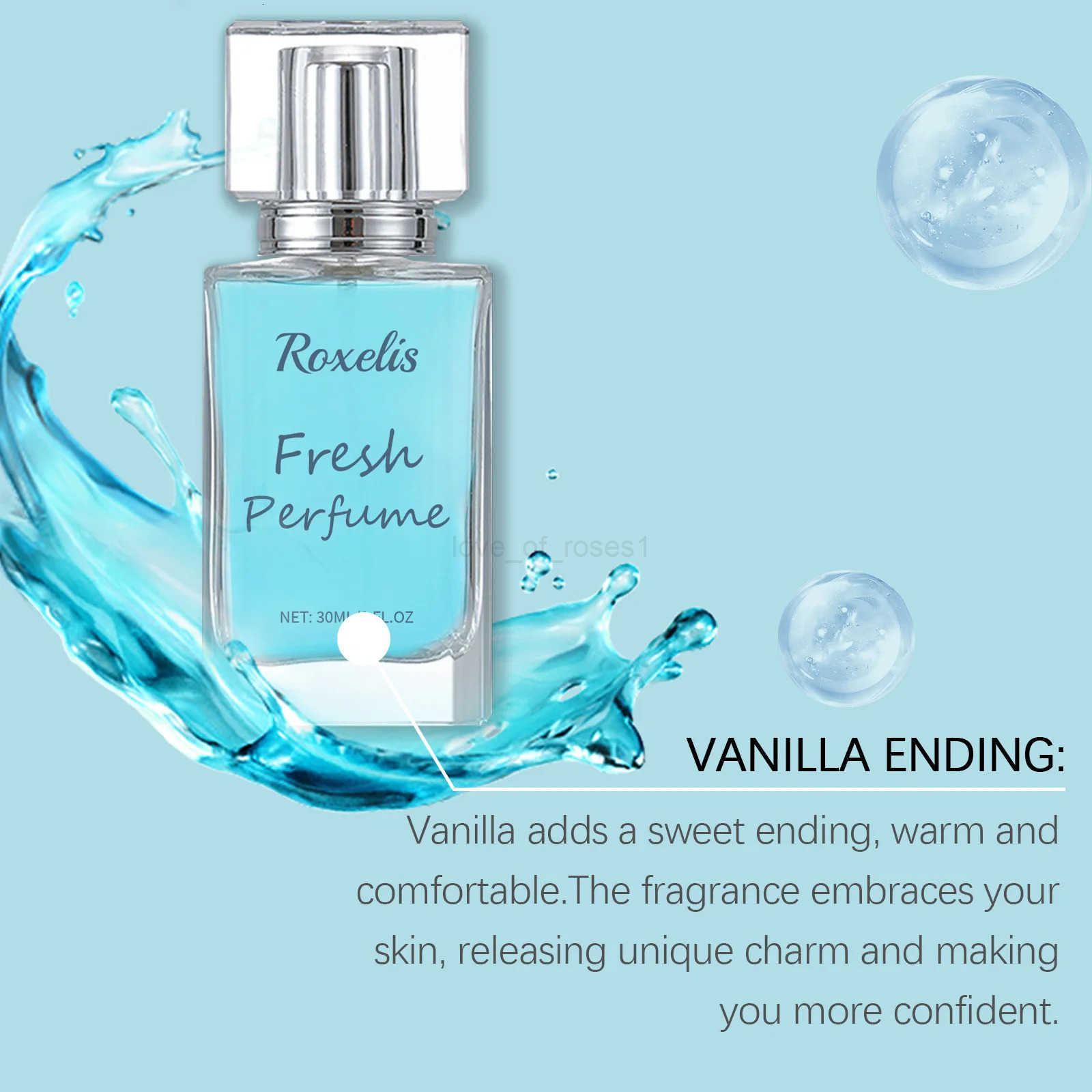 Roxelis 30ml Amber Woody Perfume For Dating Glamour Lasting Romantic Light Fragrance Charm Flirting Seduction Scent Perfume Z250928