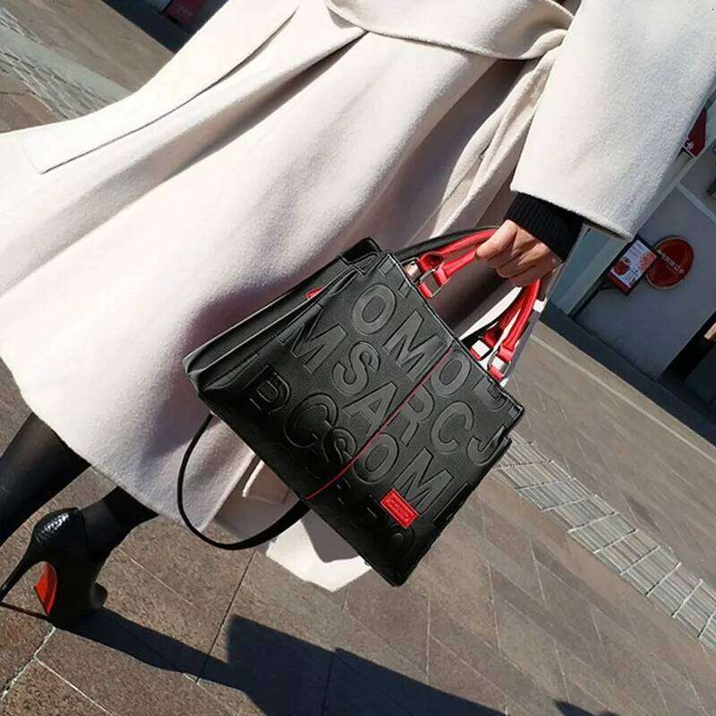 PU Leather Casual Crossbody Bags for Women Ladies Designer Tote Handbag Female Large Capacity Travel Shoulder Bag Sac