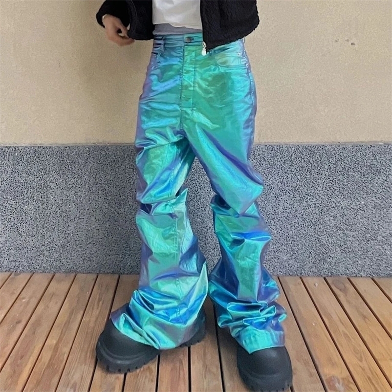 NIGO mens and womens seasonal fashion street laser drag pants make vintage trend pants Ngvp #nigo7683 240924