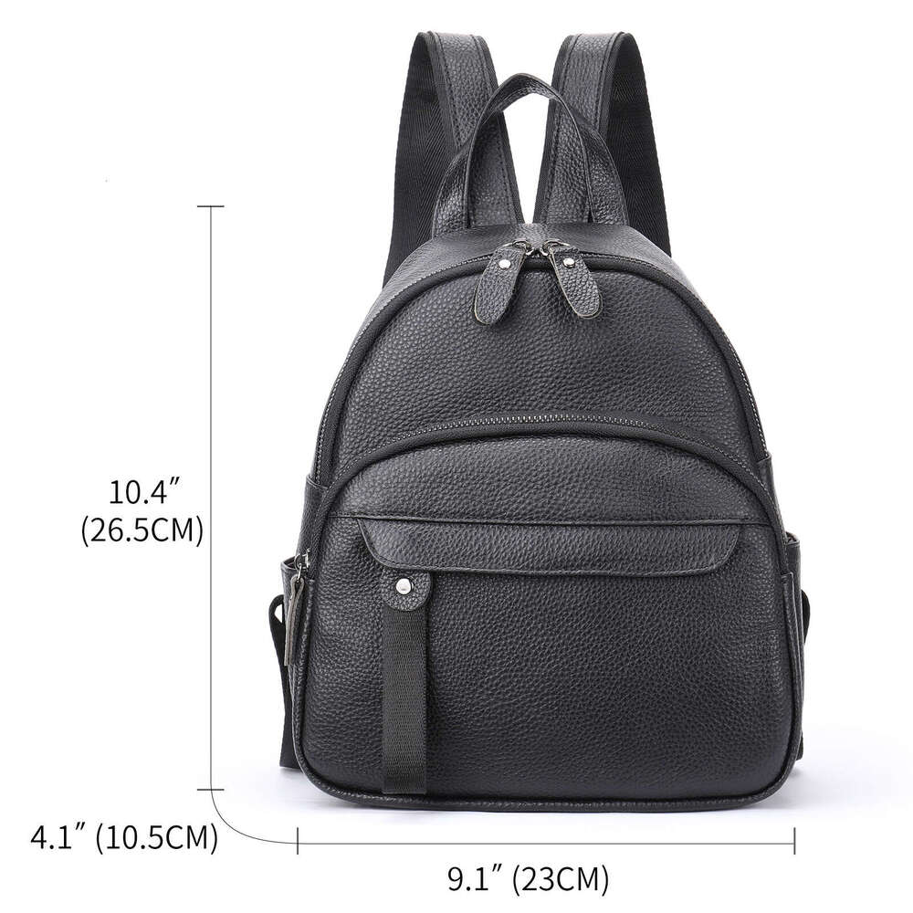 designer bag Luxury bag Genuine Leather for Women New Niche Versatile Fashion Large Capacity Top Layer Cowhide Women's Casual Backpack