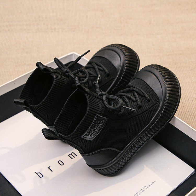 Autumn women's socks, shoes, knitted breathable short boots, men's boots, girls' single boots, medium size children's socks, boots