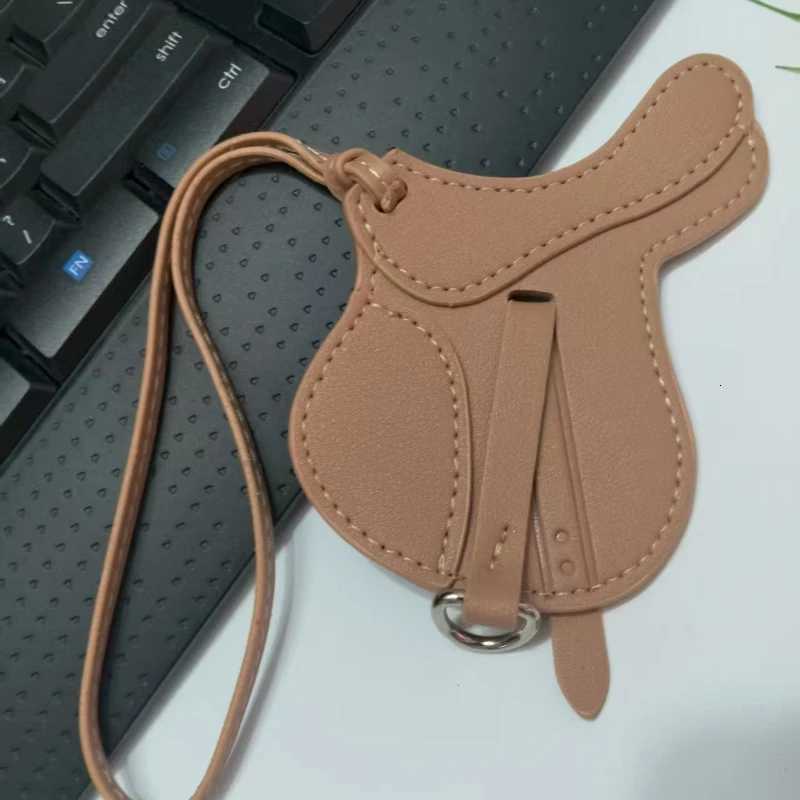 Luxury Fashion Soft Leather Saddle Bag Charm Hanging Decoration Ornament Bag Ornaments For Lady Handbag Bag Accessories Y250928as