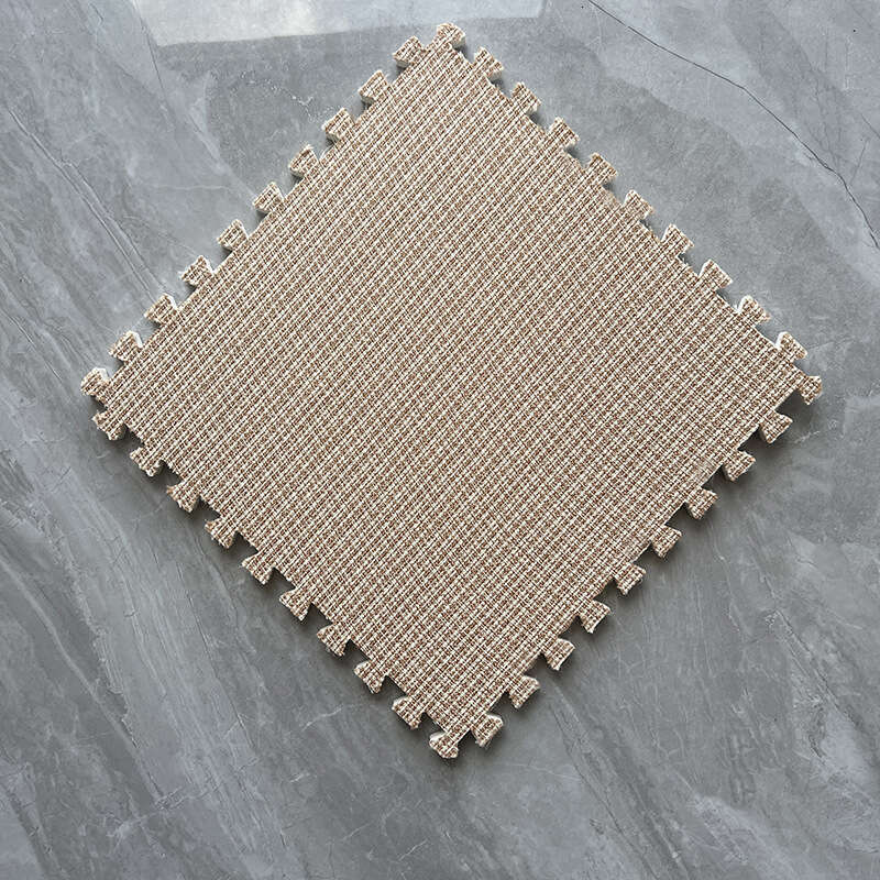 Carpet for Living Room with High-End Feel, Bedroom Bedside Stain-Resistant Small Fragrance Style Spliced Foam Mat, Easy to Maintain and Customizable H