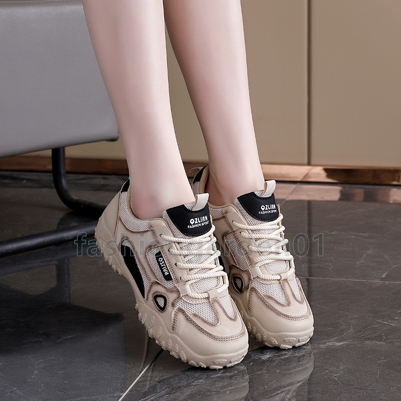 new outdoor hiking running shoes mesh trainers breathable comfort non-slip sneakers fashion daily sports womens shoes size 35-40