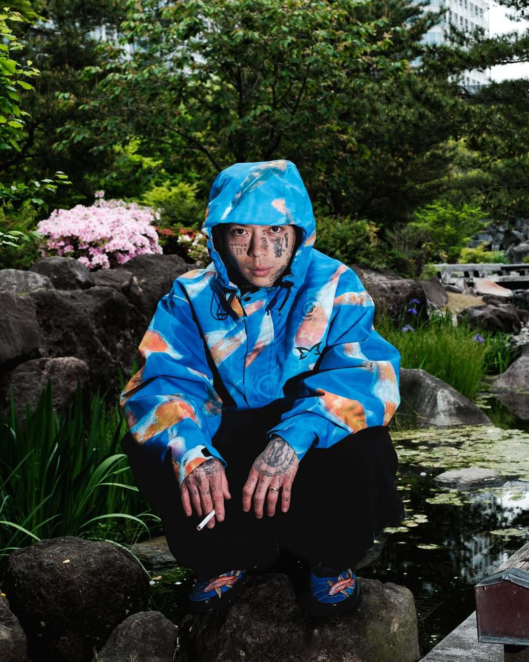 Men's Hoodies Mertra Luxurious Design New Version Patchwork Checkered Sportswear Set Blue Hoodie Jacket UK Hooded Windbreaker Hip-hop Men And Wom