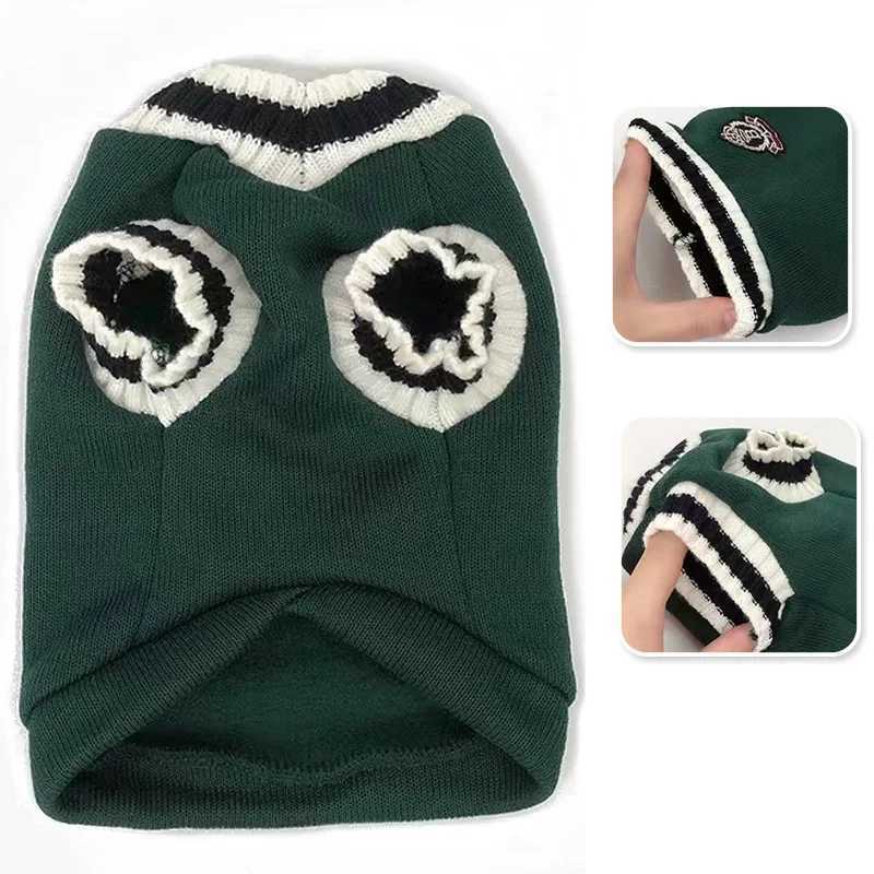 Autumn and winter knitted vest Vneck college style pet clothes vest Teddy Winter Warm Pet Sweater College Style Puppy Knitwear X250928