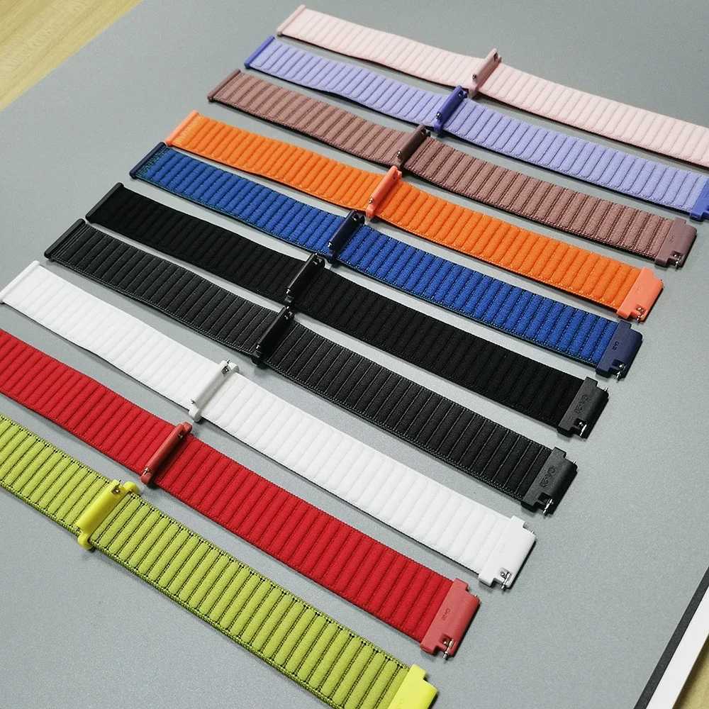 20mm 22mm Nylon Loop Strap For Garmin Venu 3 Sq 2 Watch Bands For Garmin Forerunner 570 265 255 165 645M Vivoactive 6 5 Bracelet W250928