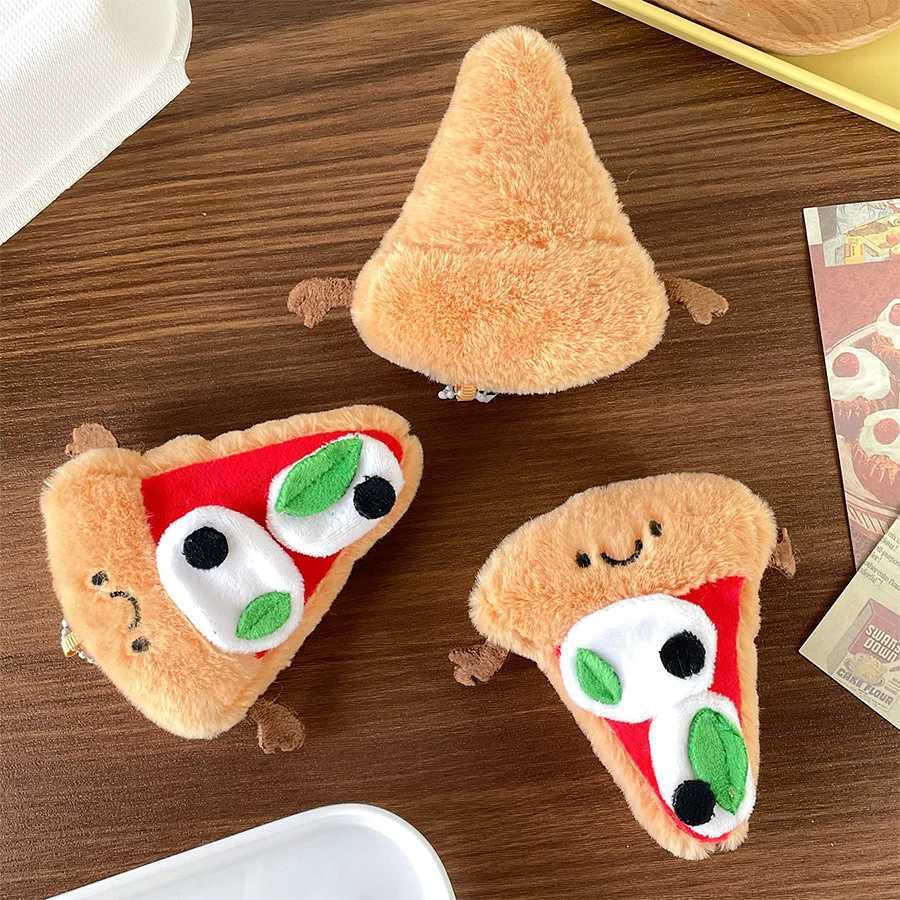 Kawaii Simulated pizza Plush Cat Doll Pendant Girl Backpack Doll Pendant Couple Bag Keychain Decorative Creative Cute Gift ToysXJ250928