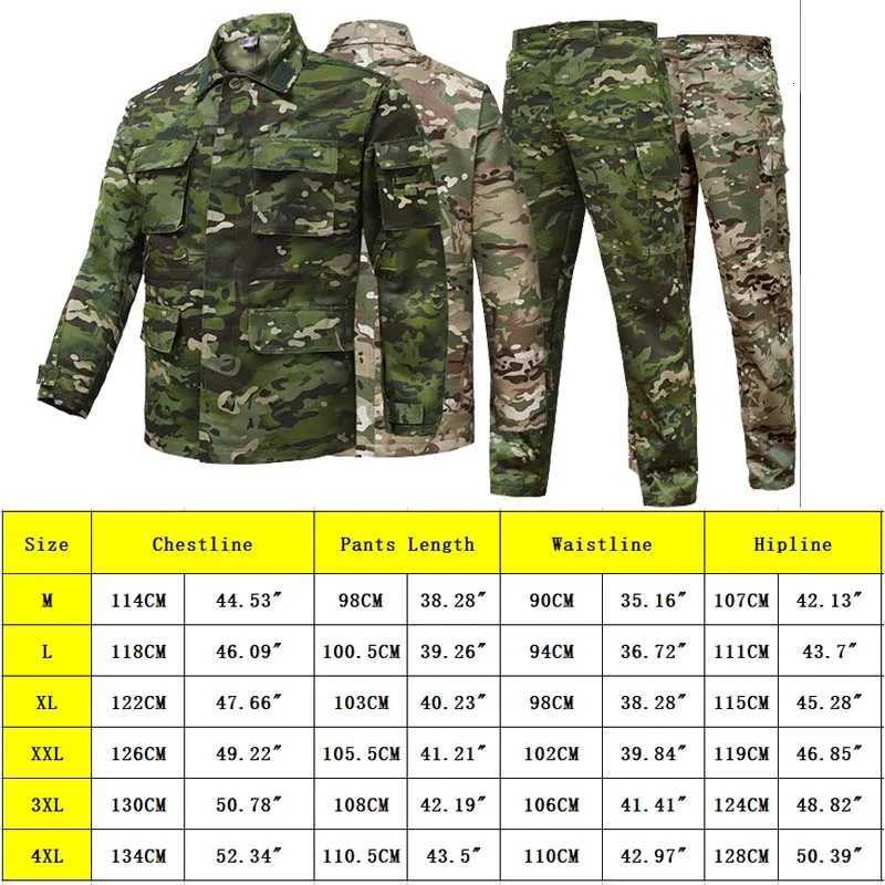 Outdoor Camo Male Uniform Tactical Jackets Training Clothes Safari Suit Pants Men Airsoft Wear Resistant Hunting Clothes W250928