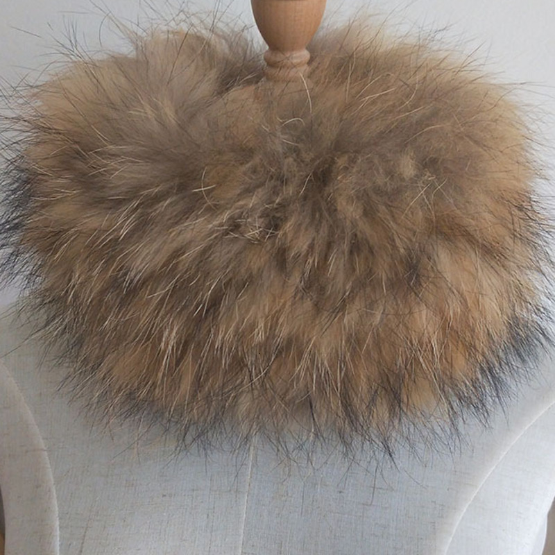 Fox Fur Scarf Fur Headband Women Winter Ring Fox Fur Scarves Neck Warmer Good Elastic 100% Natural Fur Mufflers 250808