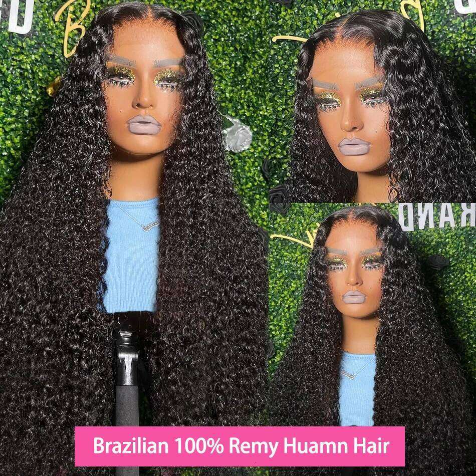 250% Deep 13X4 13X6 Frontal Human Hair Wigs Brazilian Remy 30 40 Inch Water Wave 360 Hd Lace Front Wig For Women Xiusiyuan2509