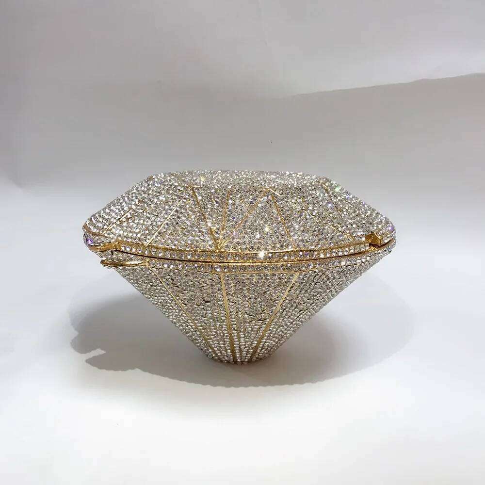 XIYUAN Newest Dia ring shape bag Dias Clutch Women Prom Evening Bags Designer Handbags clutch purse wallet