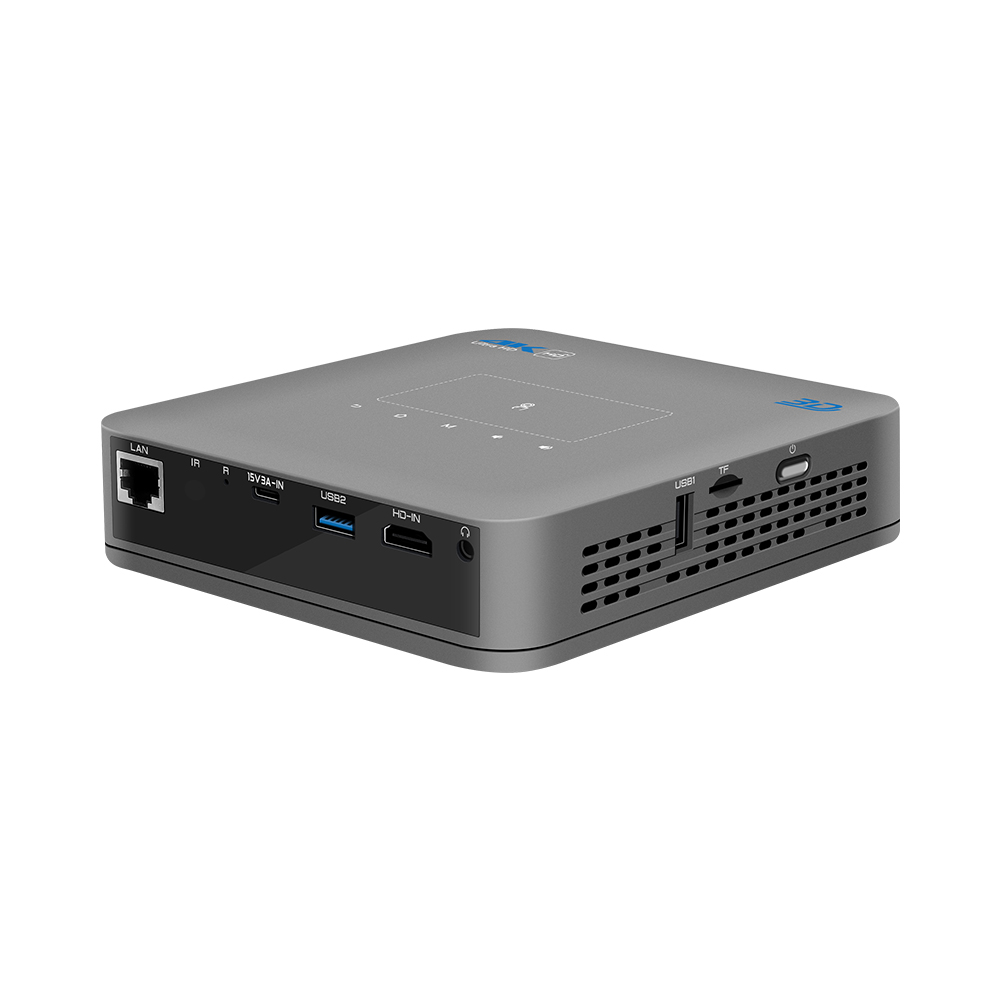 4K 3D Smart Projector Dual Band WiFi 2.4G/5G Bluetooth 5.4 1080P DLP Auto Focus Keystone Correction Home Theater Projector Android OS 300 Inch Screen 