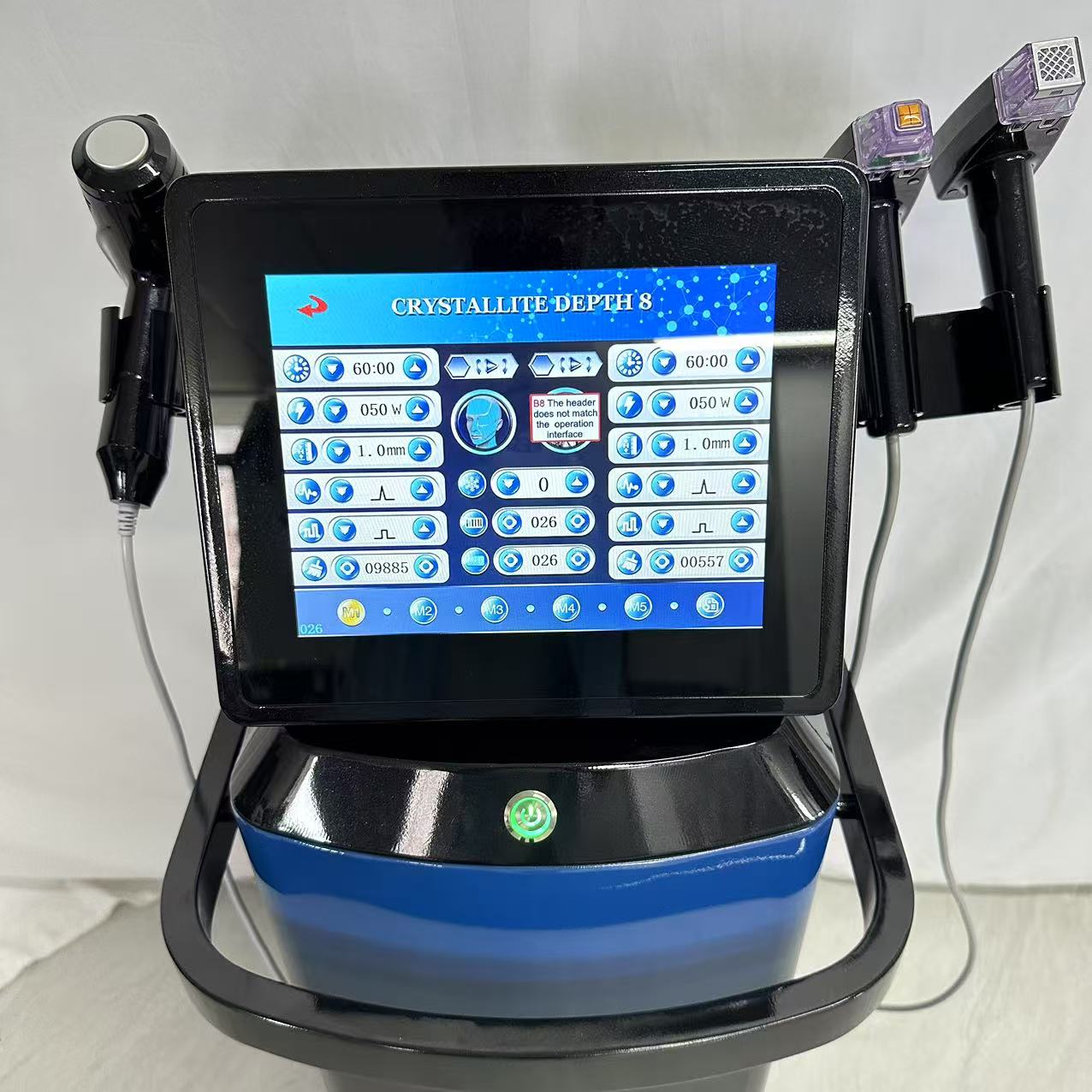 Morpheus 8 RF Microneedling Machine Facial Skin Care Beauty Cartridge Nutrition Input Pore Thinning Relief Stretch Marks Relief Dark Sore Machine 3 Ha