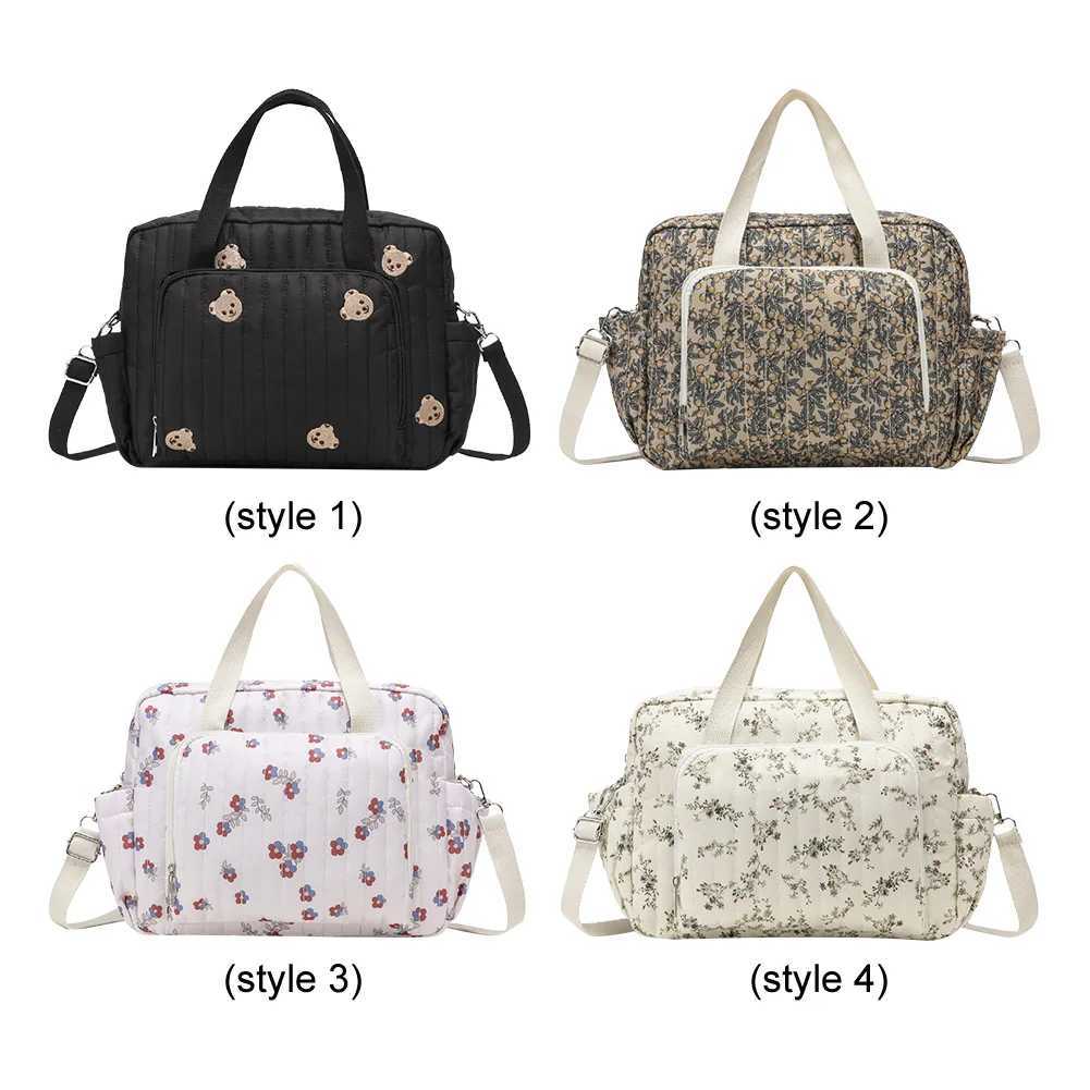 Floral Materni Pack Large Capaci Toiletry Luggage Bag Travel Tote Bag for Labor and DeliveryXJ250928