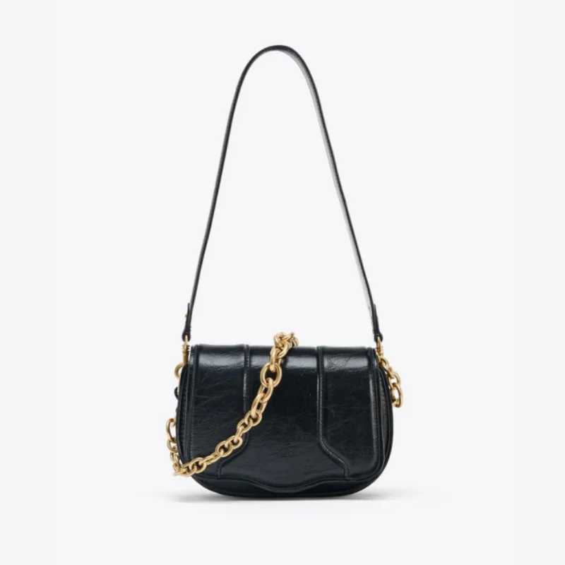 WOMENS MINI CHAIN BAG Vintage Crossbody Saddle Bag Luxury Design Flap Bags Solid Color Shoulder Handbag for Ladies Z250928
