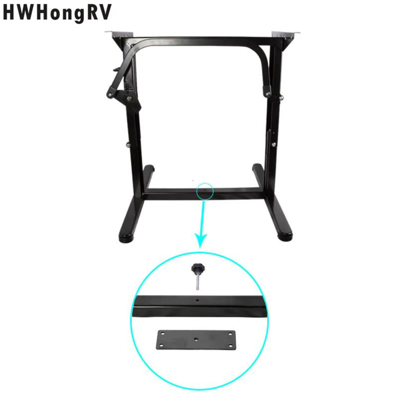 Motorhome Parts Drop-Down Table Legs Without Mounting Screws Desktop Adjustable Height Bracket