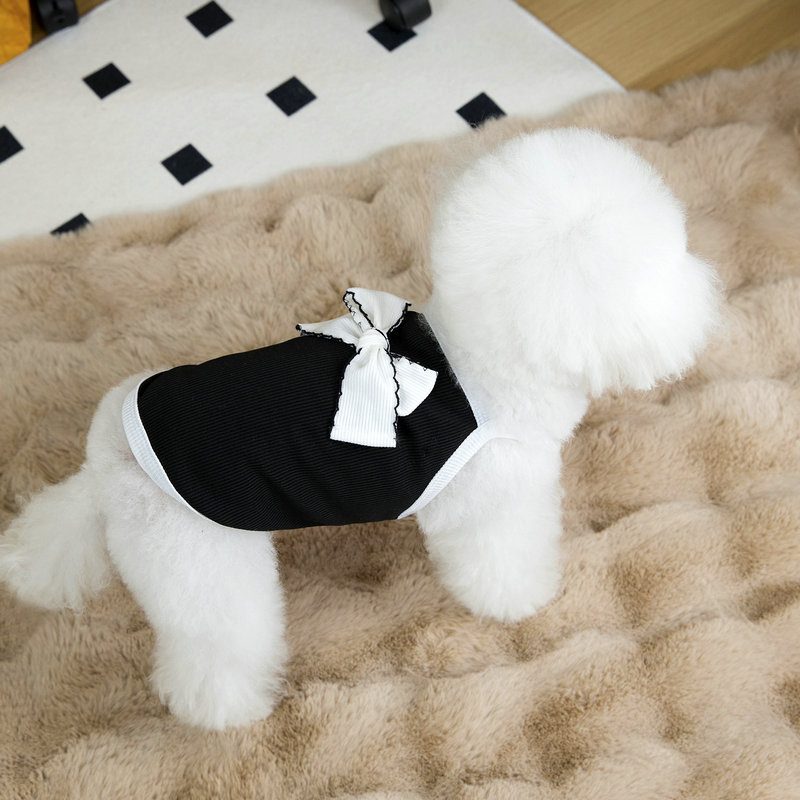 2025 new Clothes Summer Designer Apparel Pet Shirt Sundress Printed Dog Princess Dress Puppy Skirt with Classic Letters fo