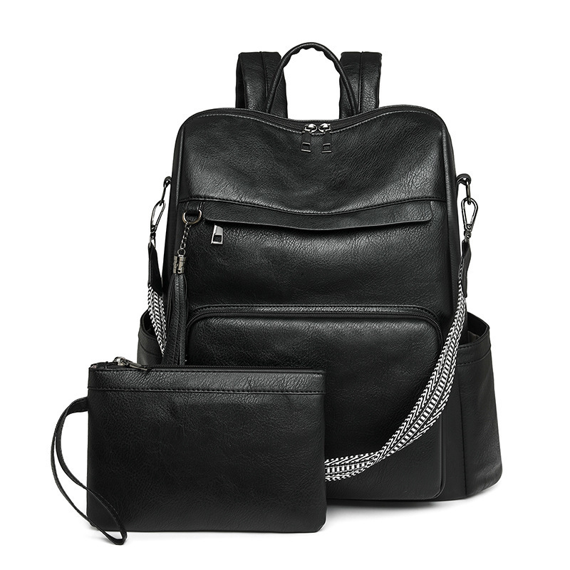 Pu Leather Diaper Bag Backpack Waterproof Bag for Stroller Baby Mummy Bags PU Nappy Bag Large Capacity Bottle bag 250305
