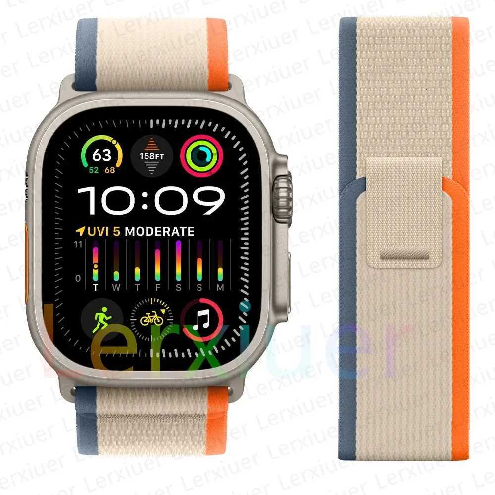 trail loop For apple watch ultra 2 Band 49mm 44mm 40mm 45mm 41mm 42mm 38 correa bracelet iWatch series 7 6 se 8 9 10 46mm straps W250928