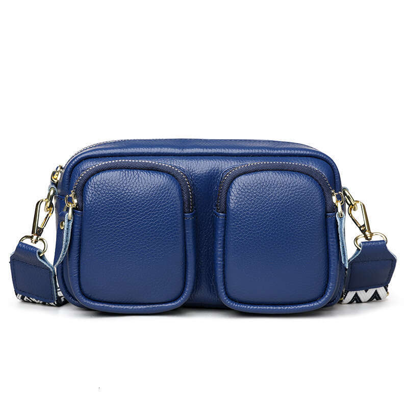 designer bag Luxury bag Genuine Leather Women's New Trendy Multi-Pocket Pillow Fashion Top Layer Cowhide Single Shoulder Crossbody Bag