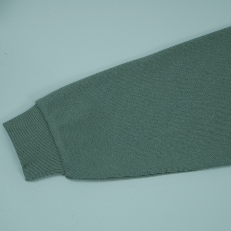 Solid Color Crew Neck Hoodie - Loose American Retro Casual Top for Autumn & Winter, Unisex, Customizable Pattern-02007